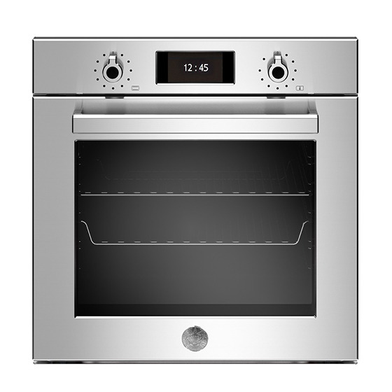 Stainless Steel Professional 60cm Electric Pyro Built-in Oven, TFT display, total steam